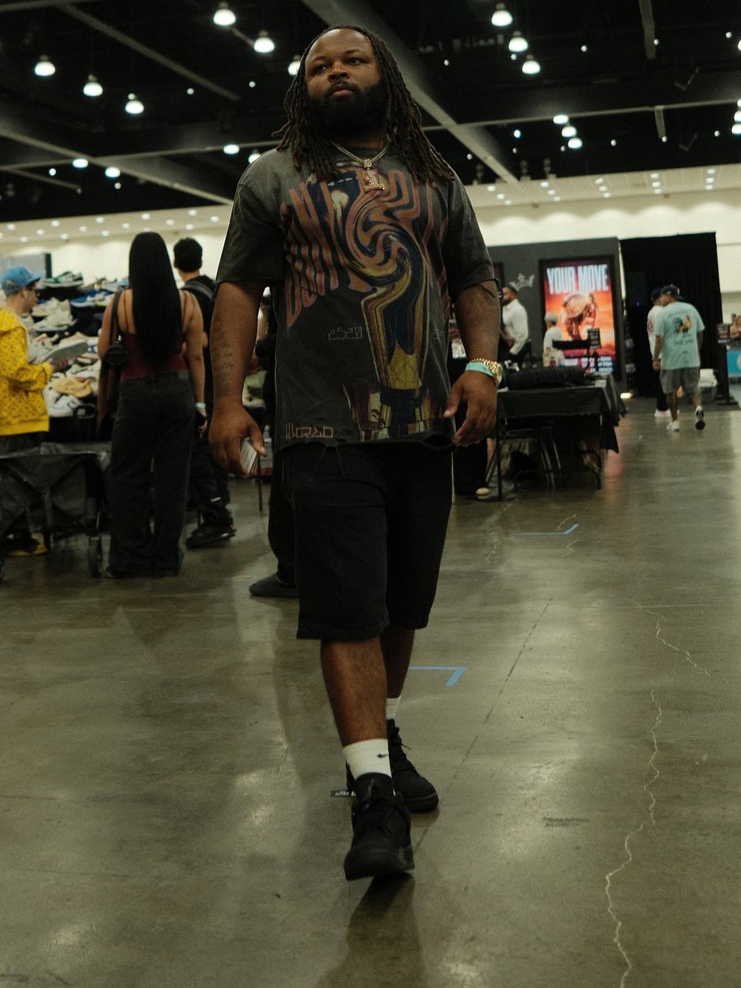 Crossing the Floor in a Faded Print