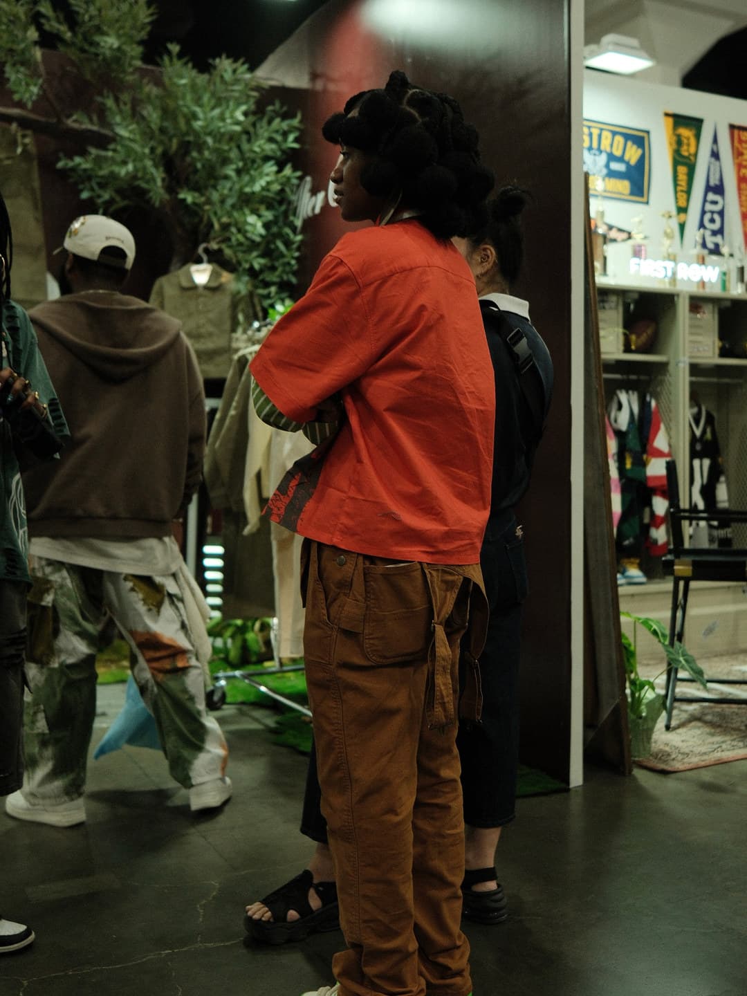 Boxy Shirt and Brown Pants