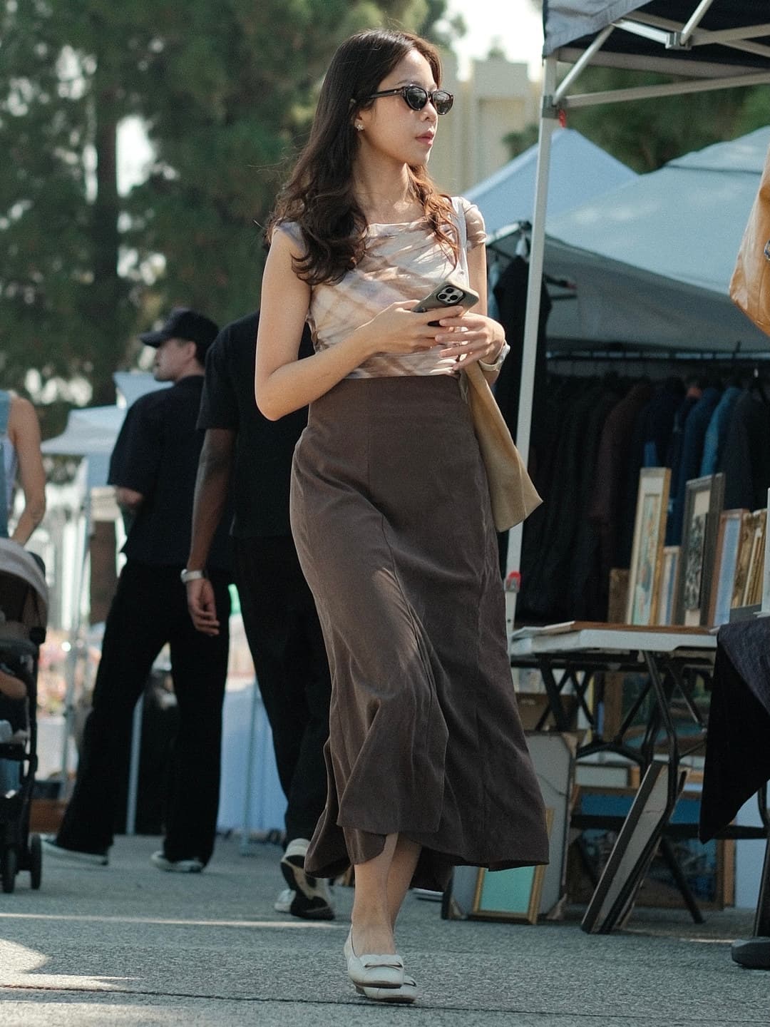 High-waisted Bottom and Fitted Top