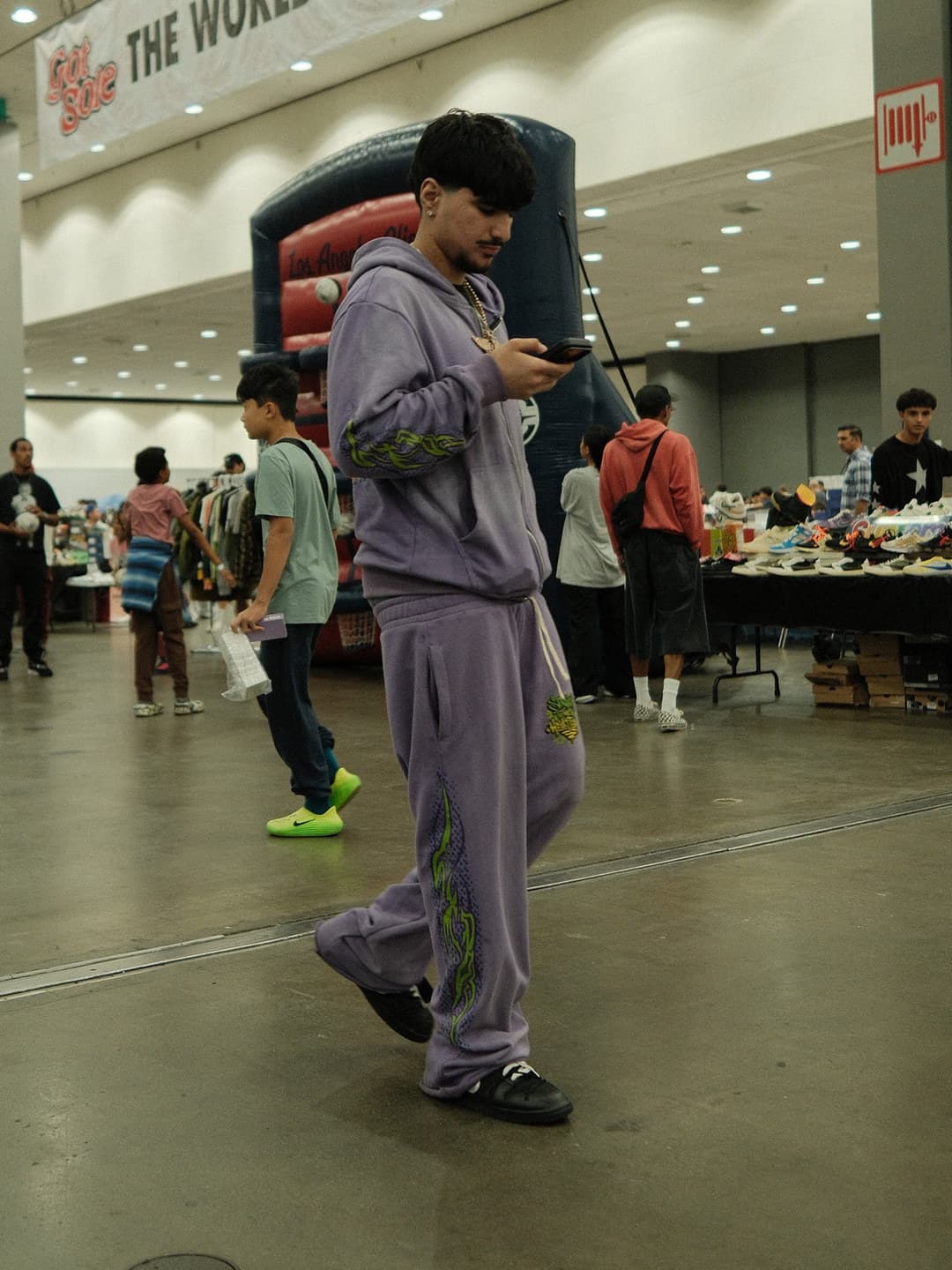 Lilac hoodie and matching sweatpants