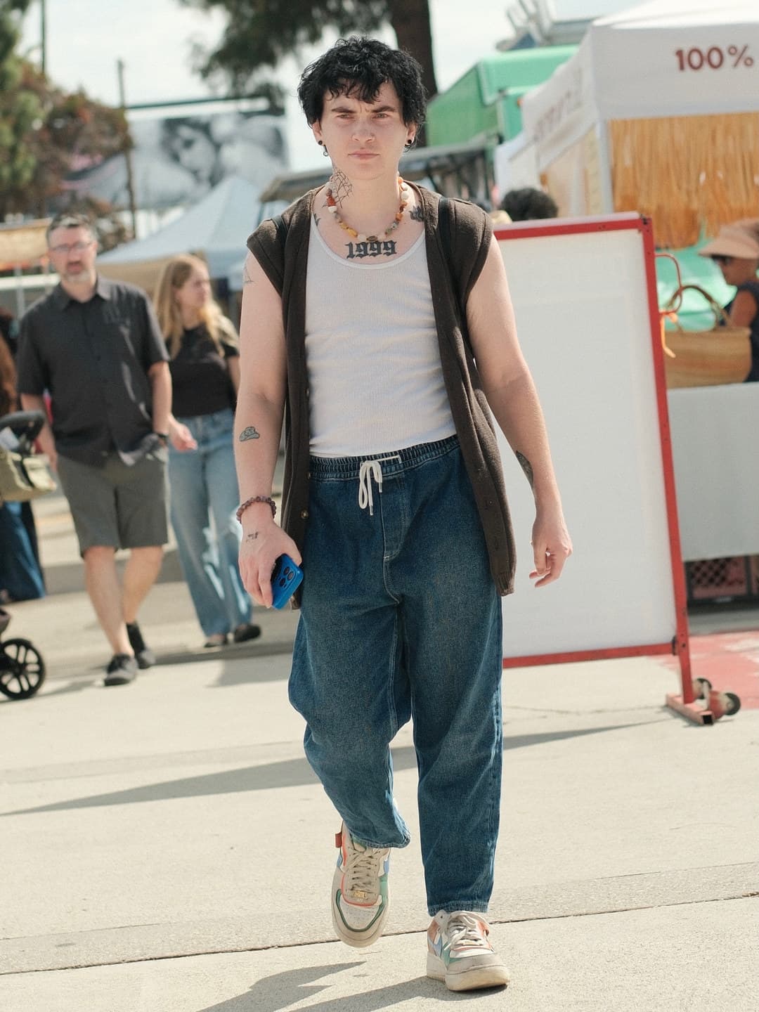 Loose Vest and Loose Pants