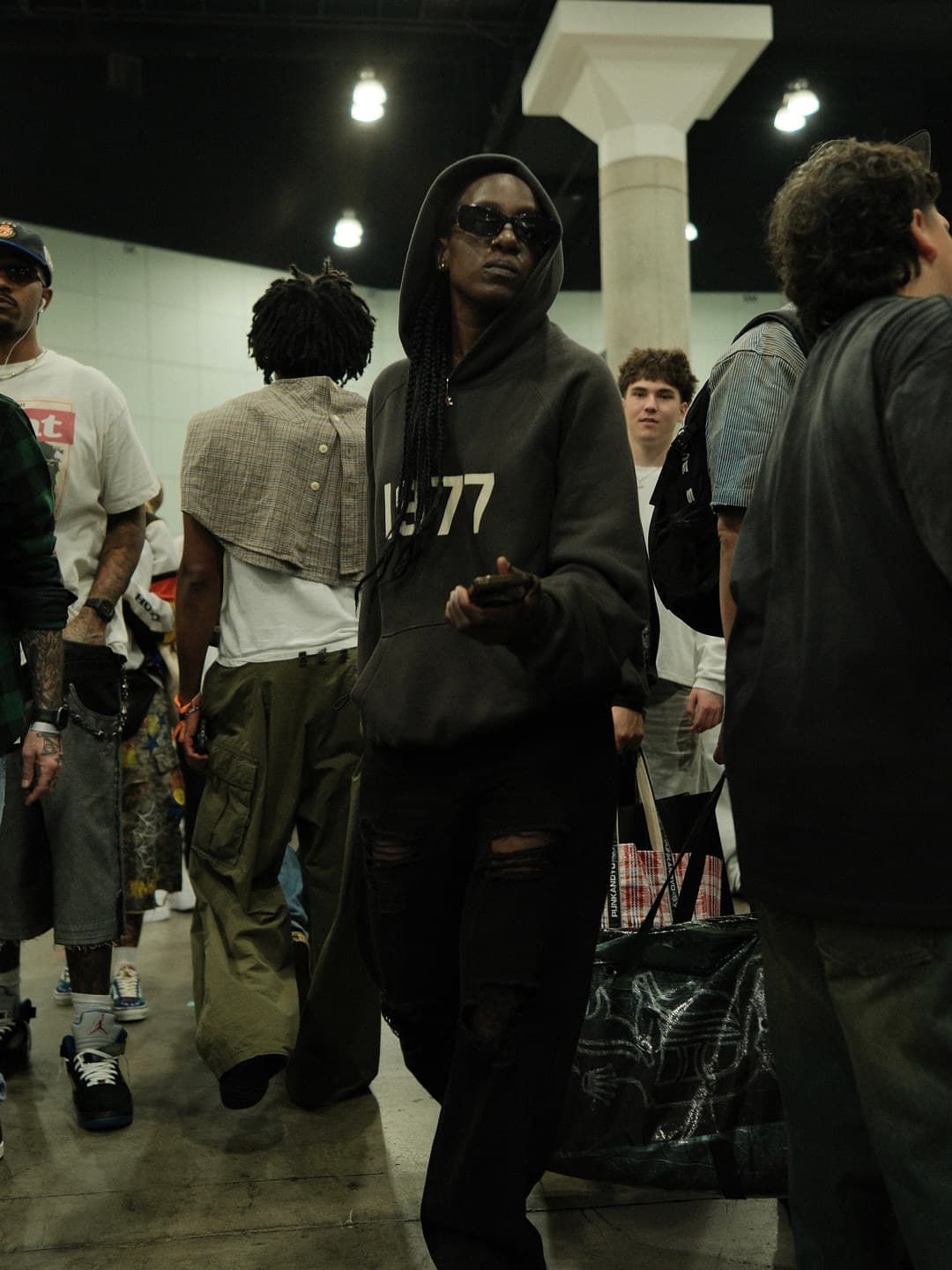 Oversized Graphic Hoodie and Black Pants