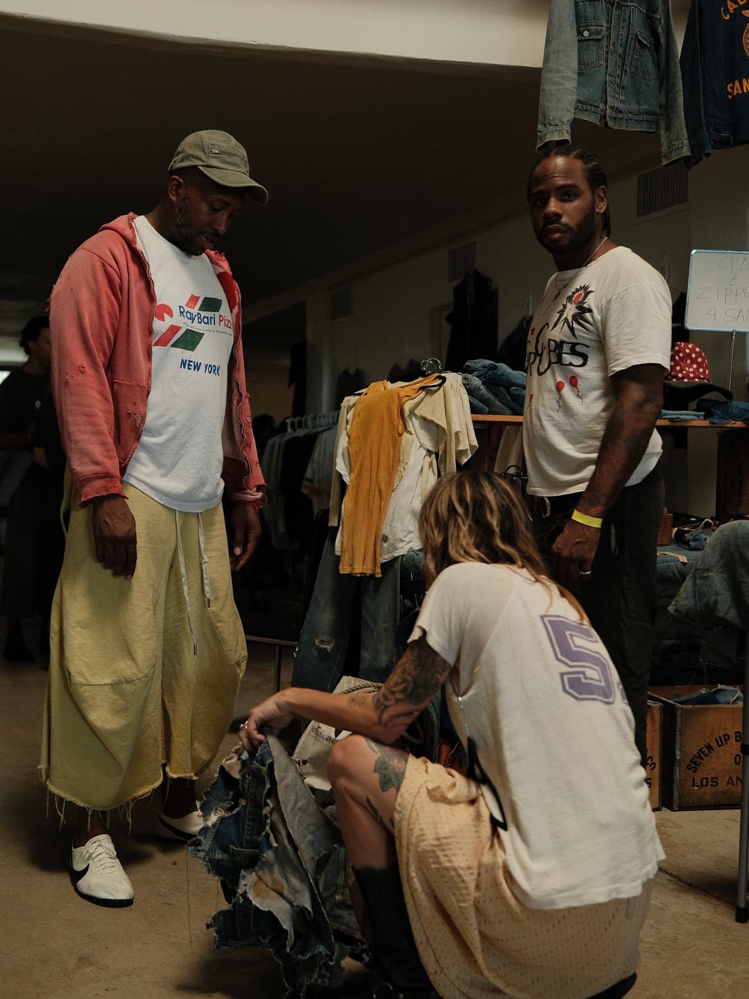 RayBari Pizza Baggy Bottom and Cropped Outerwear