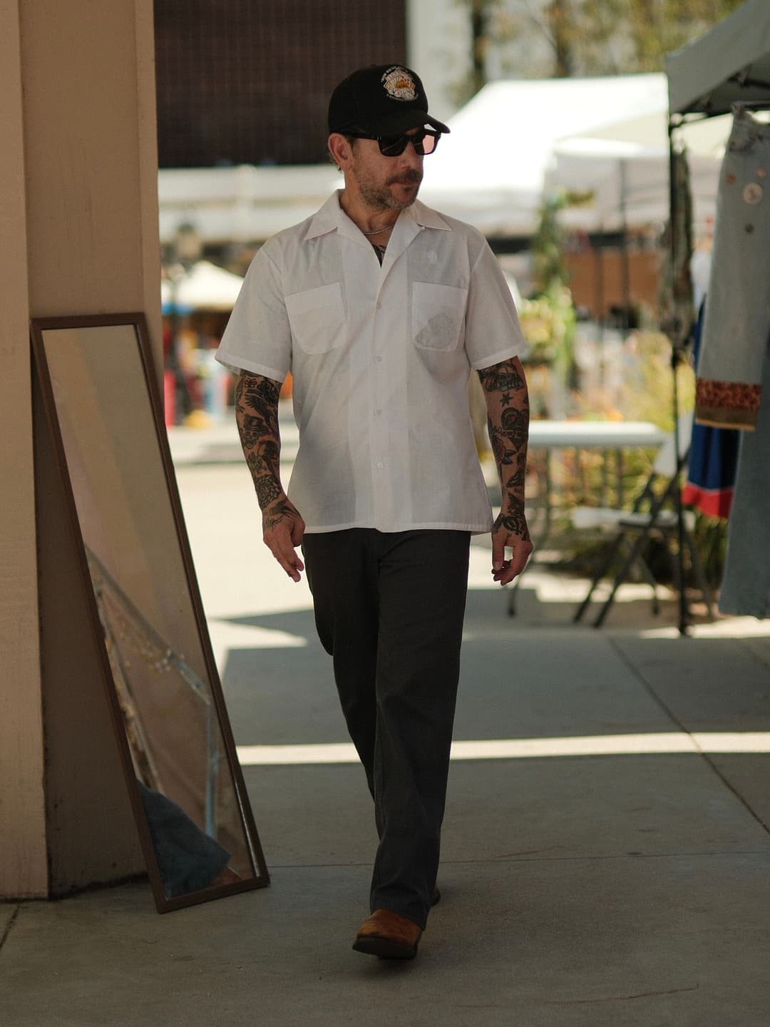 Loose Top and Straight Leg Bottoms