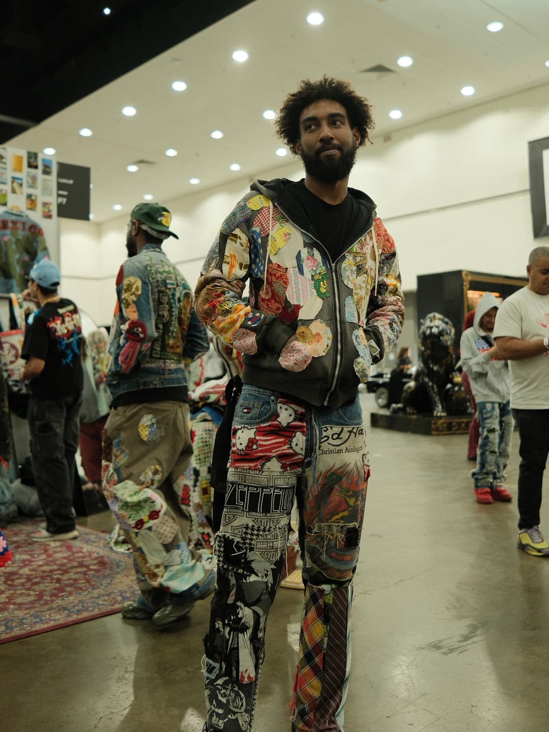 Zeppelin Fitted Zip-up Jacket and Straight Leg Pants