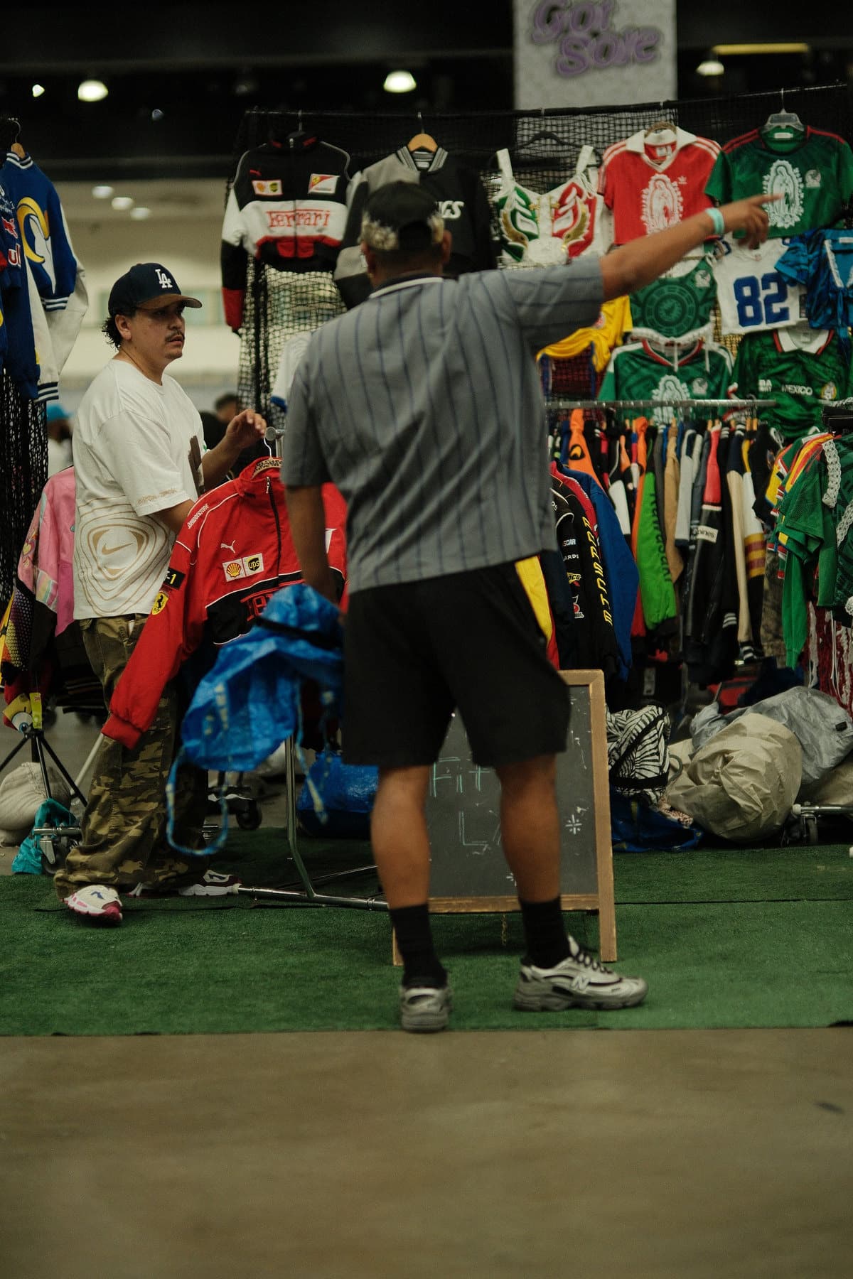 The Room Was A Clothes Market